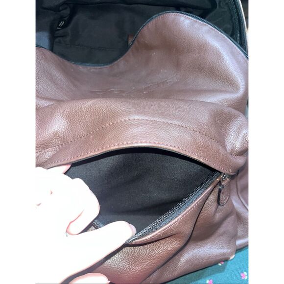Coach Campus Leather Backpack Dark Brown - Picture 7 of 7
